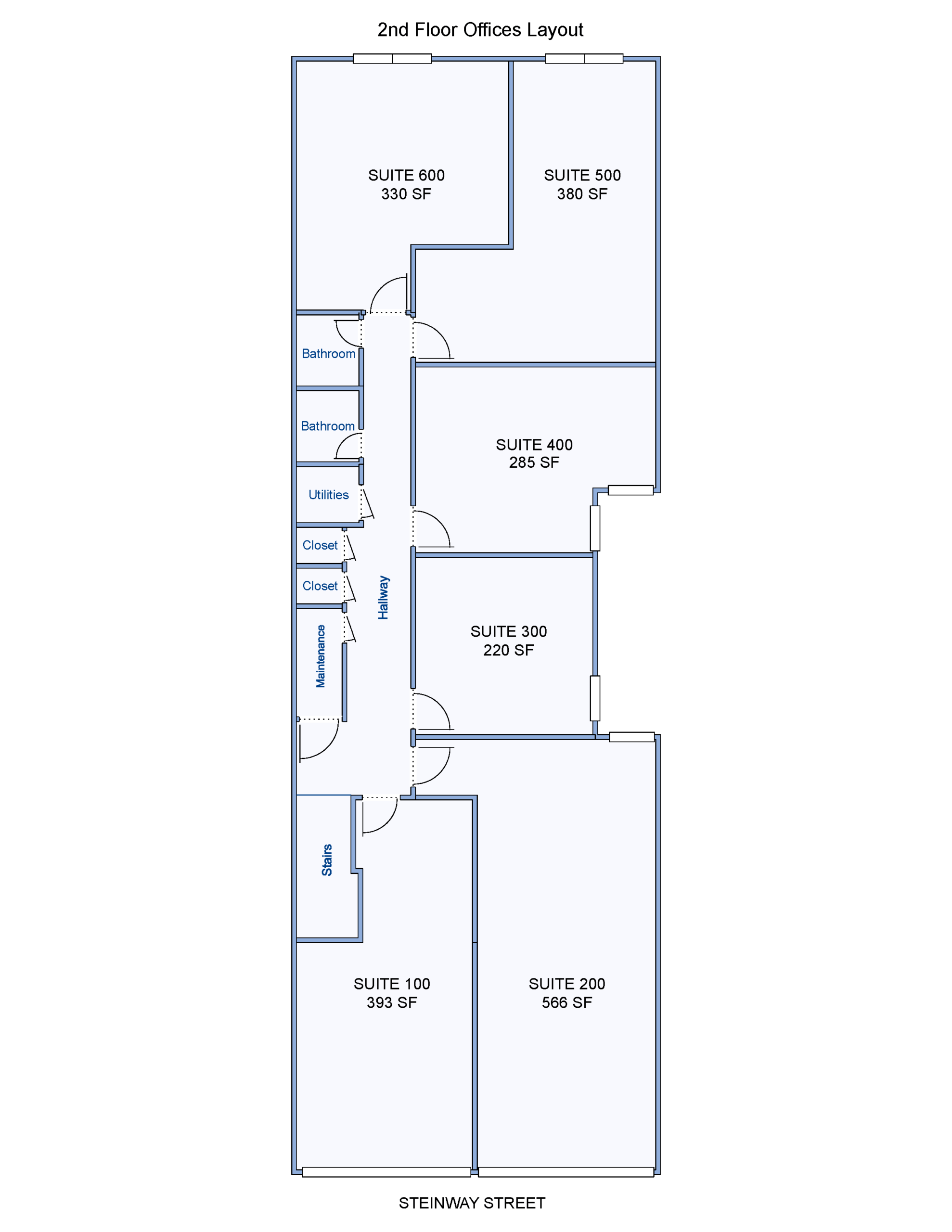 2nd Fl Office Plan